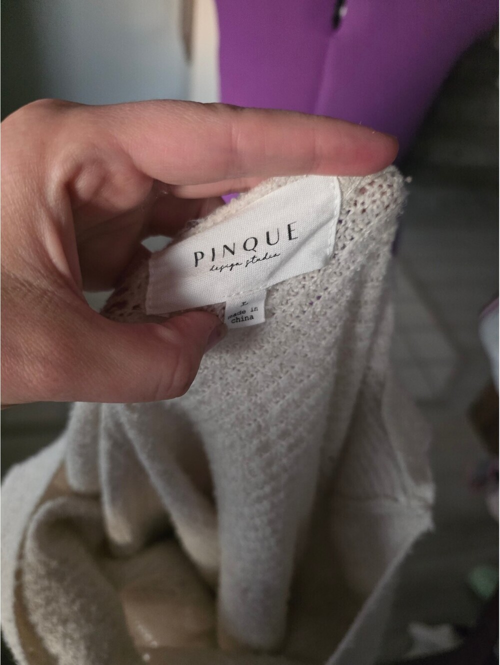 Pinque sweater size Large - Picture 3 of 3